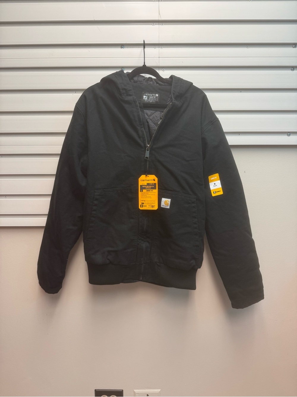 Carhartt Black Washed Duck Active Jac Jacket